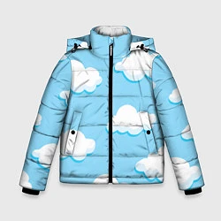 Зимняя куртка для мальчика Белые облака