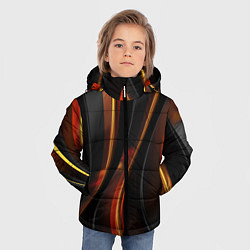 Куртка зимняя для мальчика Unsplash 3D, цвет: 3D-черный — фото 2