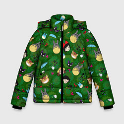 Куртка зимняя для мальчика Totoro&Kiki ALLSTARS, цвет: 3D-светло-серый