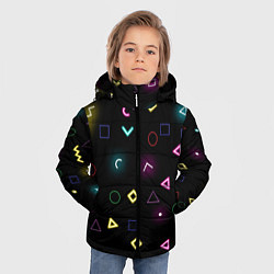 Куртка зимняя для мальчика ИГРА В КАЛЬМАРА МИНИМАЛИЗМ, цвет: 3D-светло-серый — фото 2