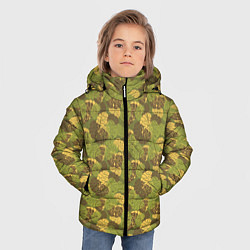 Куртка зимняя для мальчика Мозги камуфляж, цвет: 3D-светло-серый — фото 2