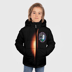 Куртка зимняя для мальчика ИВАН МАСКОВ МЕНЯЕТ ПРОФЕССИЮ, цвет: 3D-черный — фото 2