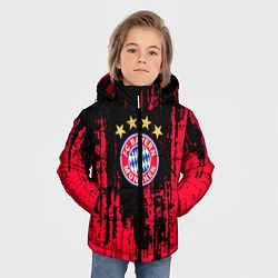 Куртка зимняя для мальчика Bayern Munchen: Бавария, цвет: 3D-светло-серый — фото 2