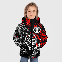 Куртка зимняя для мальчика TOYOTA DRAGON ТОЙОТА ДРАКОН, цвет: 3D-черный — фото 2
