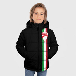 Куртка зимняя для мальчика DUCATI MOTOCYCLE ITALY LINE, цвет: 3D-светло-серый — фото 2