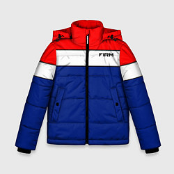 Куртка зимняя для мальчика В стиле 90х FIRM, цвет: 3D-красный