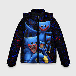 Куртка зимняя для мальчика Huggy Wuggy: Players, цвет: 3D-черный