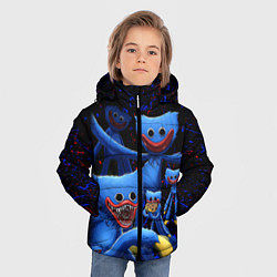 Куртка зимняя для мальчика Huggy Wuggy: Players, цвет: 3D-черный — фото 2