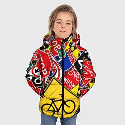 Куртка зимняя для мальчика Главная дорога, цвет: 3D-светло-серый — фото 2
