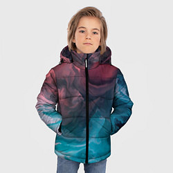 Куртка зимняя для мальчика Туманная вода, цвет: 3D-светло-серый — фото 2