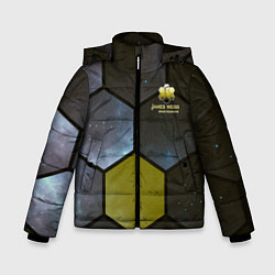 Куртка зимняя для мальчика JWST space cell theme, цвет: 3D-светло-серый