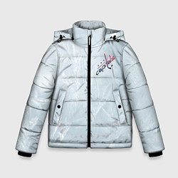 Куртка зимняя для мальчика Washington Capitals Grey Ice theme, цвет: 3D-светло-серый