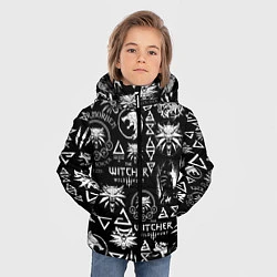 Куртка зимняя для мальчика ВЕДЬМАК ЛОЛГОБОМБИНГ THE WITCHER, цвет: 3D-светло-серый — фото 2
