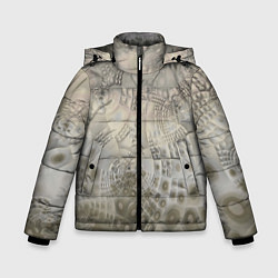 Зимняя куртка для мальчика Коллекция Journey Серый песок 126-1 2