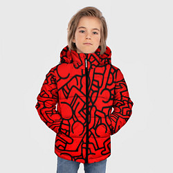 Куртка зимняя для мальчика Челопаззл, цвет: 3D-светло-серый — фото 2