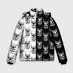 Куртка зимняя для мальчика GENSHIN IMPACT XIAO MASK ГЕНШИН ИМПАКТ СЯО МАСКА, цвет: 3D-черный