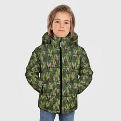 Куртка зимняя для мальчика Комары камуфляж, цвет: 3D-светло-серый — фото 2