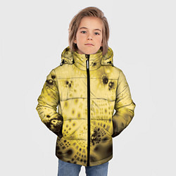 Куртка зимняя для мальчика Коллекция Journey Желтый 588-4, цвет: 3D-черный — фото 2
