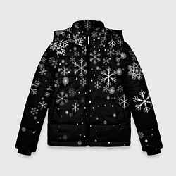 Зимняя куртка для мальчика Снежинки - С Новый год