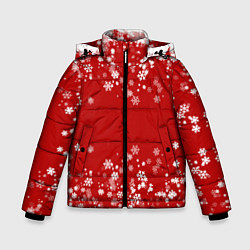 Куртка зимняя для мальчика Вечный снегопад, цвет: 3D-светло-серый