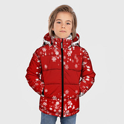 Куртка зимняя для мальчика Вечный снегопад, цвет: 3D-светло-серый — фото 2