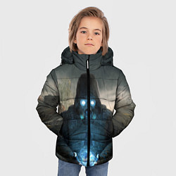 Куртка зимняя для мальчика Сталкер2 Одиночка, цвет: 3D-черный — фото 2