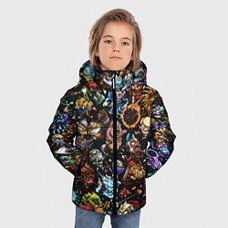Куртка зимняя для мальчика DOTA 2 ВСЕ ПЕРСОНАЖИ В ЦВЕТЕ, цвет: 3D-красный — фото 2