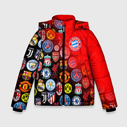 Куртка зимняя для мальчика BAYERN MUNCHEN BEST FC SPORT, цвет: 3D-черный