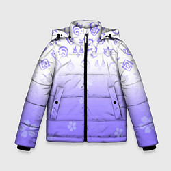 Зимняя куртка для мальчика GENSHIN IMPACT SYMBOL PATTERN SAKURA САКУРА