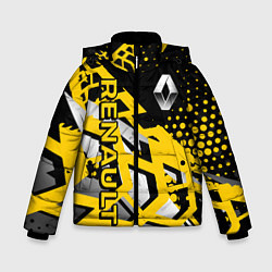 Куртка зимняя для мальчика Renault Рено, цвет: 3D-черный