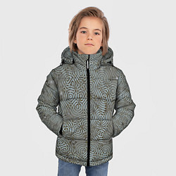 Куртка зимняя для мальчика Коллекция Journey Лабиринт 575-1, цвет: 3D-светло-серый — фото 2