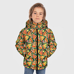 Куртка зимняя для мальчика Pizza Пицца, цвет: 3D-красный — фото 2