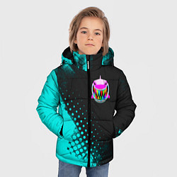 Куртка зимняя для мальчика 6IX9INE Текстура, цвет: 3D-красный — фото 2