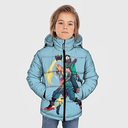 Куртка зимняя для мальчика Рэйз и Вайпер, цвет: 3D-красный — фото 2