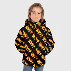 Куртка зимняя для мальчика Why? черный, цвет: 3D-черный — фото 2