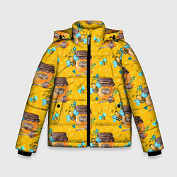 Зимняя куртка для мальчика Мед и пчелы