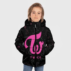 Куртка зимняя для мальчика Twice с музыкальным фоном, цвет: 3D-светло-серый — фото 2