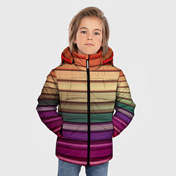 Куртка зимняя для мальчика CUBER RAINBOW, цвет: 3D-светло-серый — фото 2