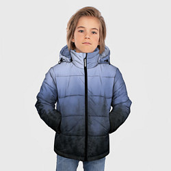 Куртка зимняя для мальчика КРАСИВЫЙ ЛЕС В ТУМАНЕ, цвет: 3D-светло-серый — фото 2