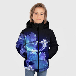Куртка зимняя для мальчика ГИЮ ТОМИОКА И ТАНДЖИРО ДЫХАНИЕ ВОДЫ, цвет: 3D-светло-серый — фото 2