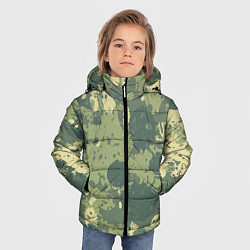 Куртка зимняя для мальчика Камуфляж: Брызги красок, цвет: 3D-светло-серый — фото 2