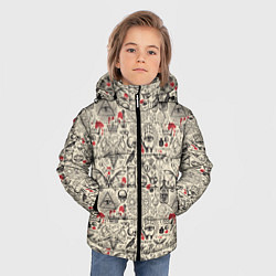 Куртка зимняя для мальчика Чёрная Магия и Колдовство, цвет: 3D-красный — фото 2