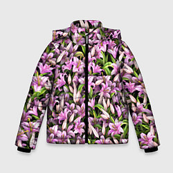 Зимняя куртка для мальчика Лилии цветут