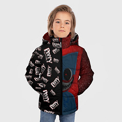 Куртка зимняя для мальчика Poppy Playtime Half Pattern Half Face, цвет: 3D-светло-серый — фото 2