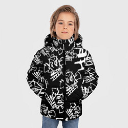 Куртка зимняя для мальчика JINX PATTERN ДЖИНКС, цвет: 3D-черный — фото 2