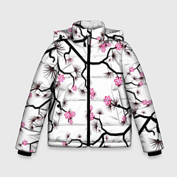Зимняя куртка для мальчика Цветущий шиповник