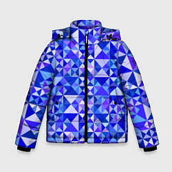 Куртка зимняя для мальчика Камуфляж спортивный Призма - Лагуна, цвет: 3D-черный