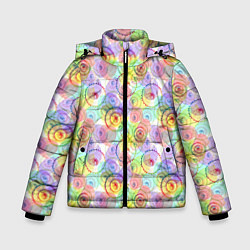 Куртка зимняя для мальчика Просветление Сознания, цвет: 3D-светло-серый