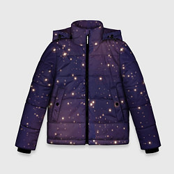 Зимняя куртка для мальчика Звездное ночное небо Галактика Космос