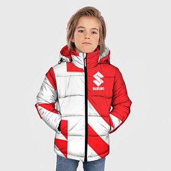Куртка зимняя для мальчика SUZUKI autosport, цвет: 3D-черный — фото 2